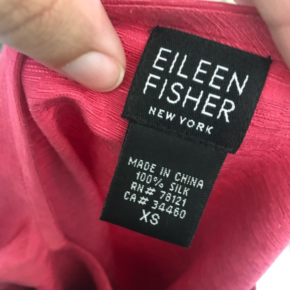 Eileen Fisher 100% Silk Shift Dress XS EUC - Picture 5 of 11